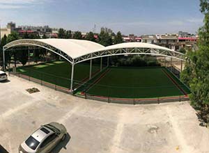 門球場膜結構頂棚/罩棚有哪些優(yōu)點？(圖文)