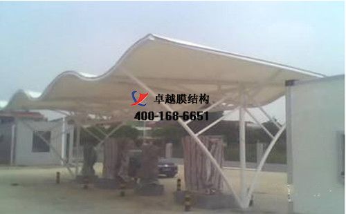 湖南膜結構充電站樁停車棚/雨棚【湖南格萊特新能源發(fā)展有限公司等】工程設計施工案例