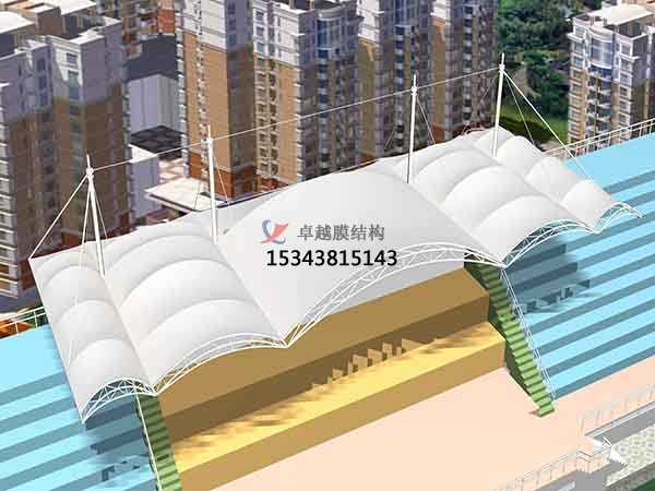 吳忠市體育場膜結(jié)構(gòu)罩棚/籃球、羽毛球、網(wǎng)球場地設(shè)計【公司直銷】?? ?