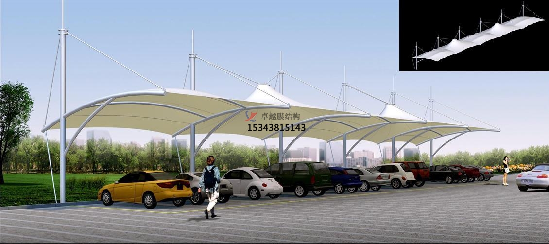 西寧市膜結(jié)構(gòu)雨棚工程設計施工案例