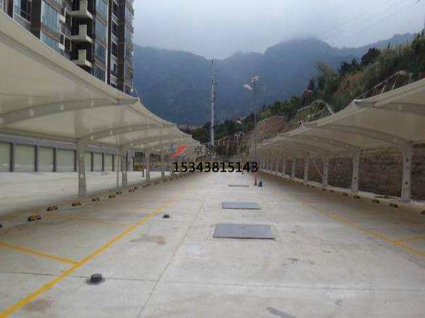 衡東膜結(jié)構停車棚設計施工安裝