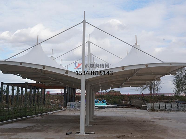 微山膜結(jié)構(gòu)【充電站防雨篷】停車棚設計安裝