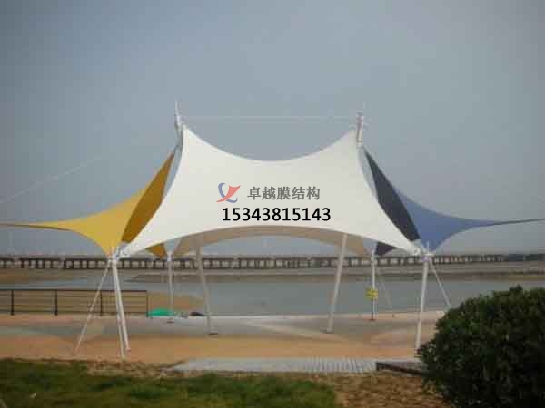 邯鄲商業(yè)廣場(chǎng)張拉膜結(jié)構(gòu)景觀(guān)棚/雨棚設(shè)計(jì)搭建